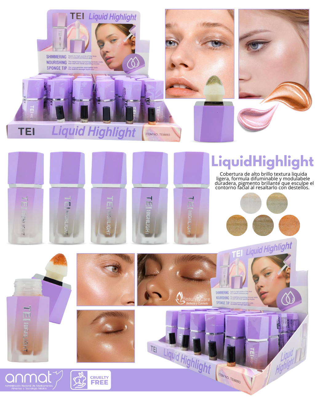 Iluminador líquido Tei 💜